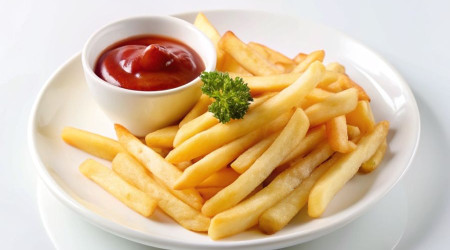 Картофель фри с соусом 