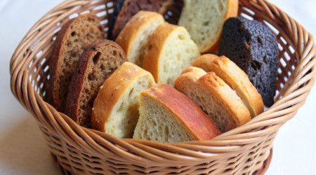 Хлебная корзина (черный, белый) 10 штук.