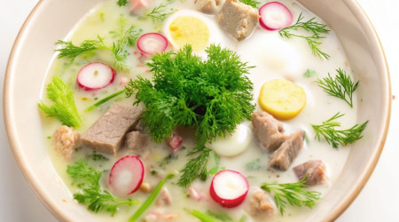 Окрошка мясная