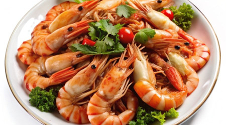 Креветки микс - тигровые, ваннамей, северные