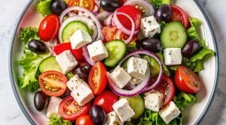 Салат Греческий с сыром фета