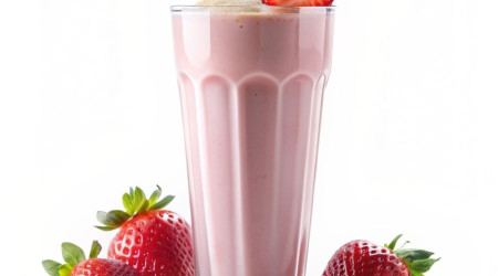 Молочный коктейль (клубника) 300 мл.