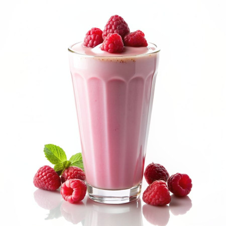 Молочный коктейль (малина) 300 мл.