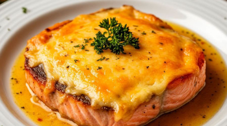 Запеченная рыба под шапочкой